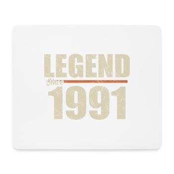 Anniversary 1991 | Legend since 1991 - Mouse Pad (horizontal) - white - Front