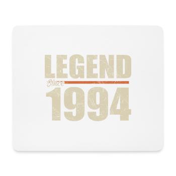 Anniversaire 1994 | Légende depuis 1994 - Tapis de souris (format paysage) - blanc - Devant