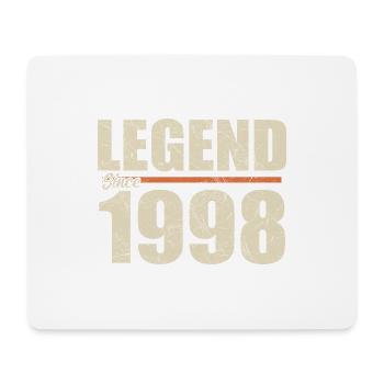 Anniversaire 1998 | Légende depuis 1998 - Tapis de souris (format paysage) - blanc - Devant
