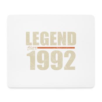 Anniversary 1992 | Legend since 1992 - Mouse Pad (horizontal) - white - Front