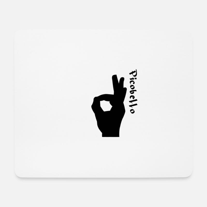 ZK-FlyingDesign Mode Picobello - Mousepad (Querformat) - Weiß