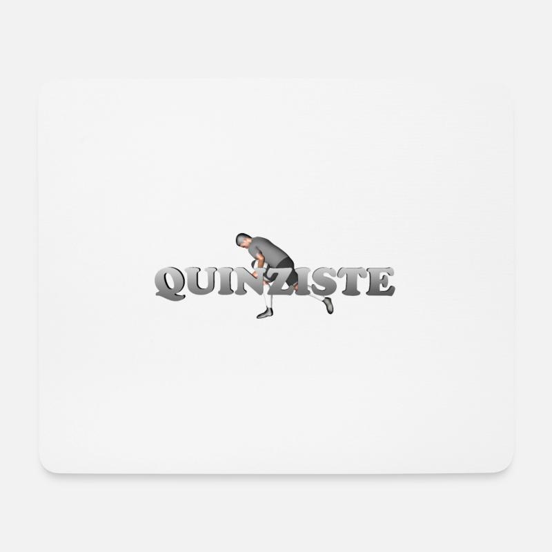 QUINZIST - Mouse Pad (horizontal) - white