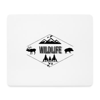 WildLife Design - Mousepad (Querformat) - Weiß - Vorne