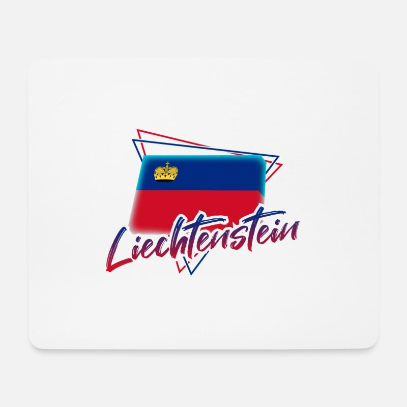 Liechtenstein - Mousepad (Querformat) - Weiß