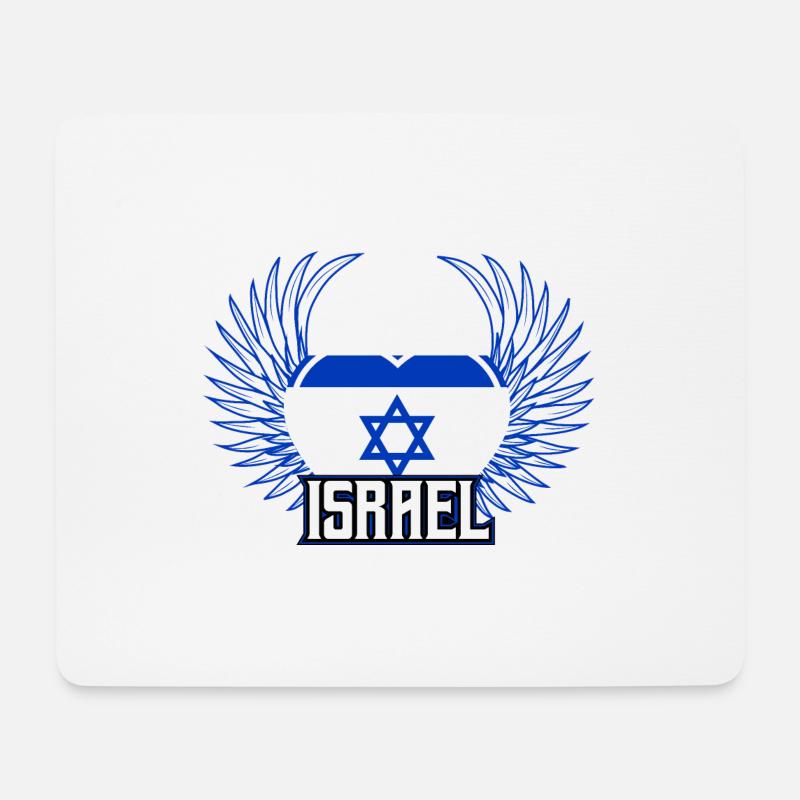 Israel - Mousepad (Querformat) - Weiß