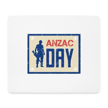 Journée de l’ANZAC - Tapis de souris (format paysage) - blanc - Devant