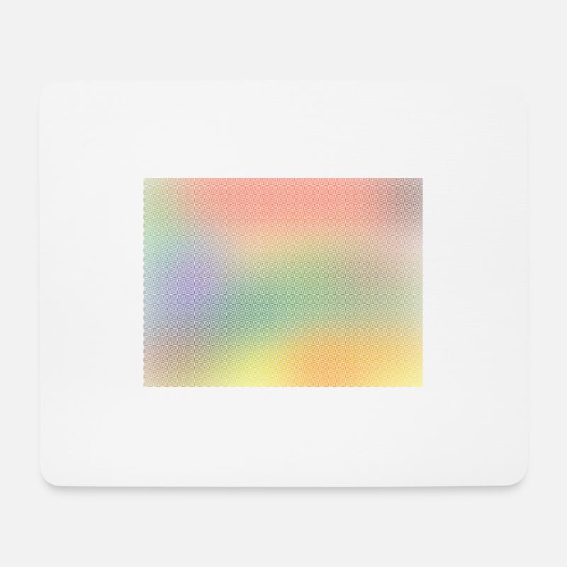 bunt Abstrakt - Mousepad (Querformat) - Weiß