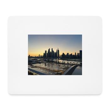 Dubai Hafen - Mousepad (Querformat) - Weiß - Vorne