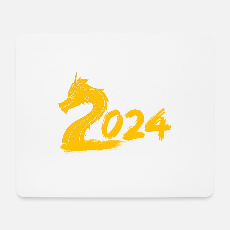 Chinesisches Neujahr Drache Vietnam I Geschenk - Mousepad (Querformat) - Weiß