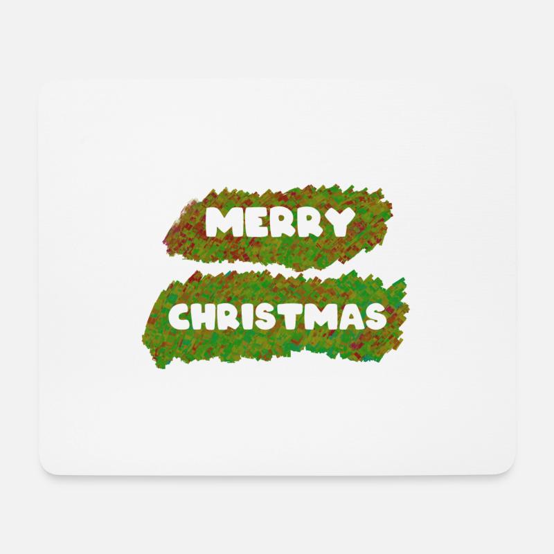 Merry Christmas - Mouse Pad (horizontal) - white
