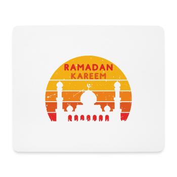 Ramadan Kareem Sunset Colors - Mouse Pad (horizontal) - white - Front