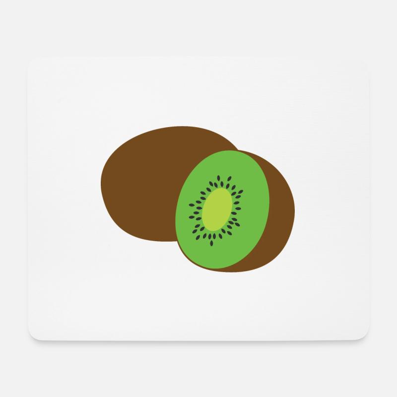 kiwi - Mousepad (Querformat) - Weiß