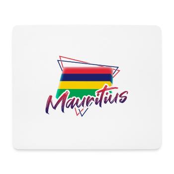 Mauritius - Mouse Pad (horizontal) - white - Front