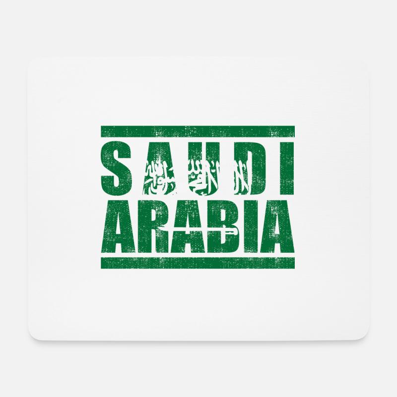 Saudi-Arabien - Mousepad (Querformat) - Weiß