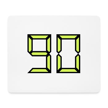 90 JAHRE. 90-JÄHRIGES JUBILÄUM. GEBURTSTAG 90 JAHRE. 90 - Mousepad (Querformat) - Weiß - Vorne