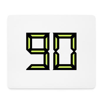 90. HAPPY BIRTHDAY. HAPPY BIRTHDAY - Mouse Pad (horizontal) - white - Front