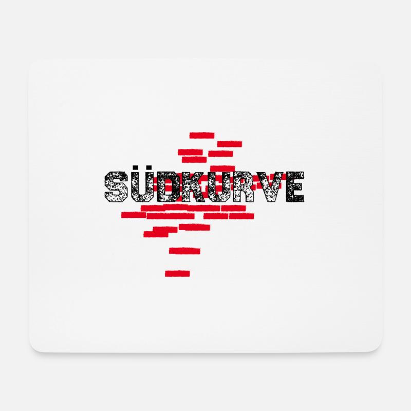 Südkurve München - Mousepad (Querformat) - Weiß