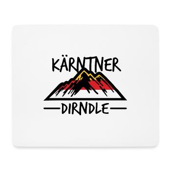 Kärntner Dirndle Kärnten - Mousepad (Querformat) - Weiß - Vorne