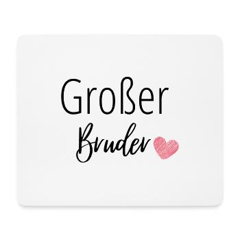 Großer Bruder - Mousepad (Querformat) - Weiß - Vorne