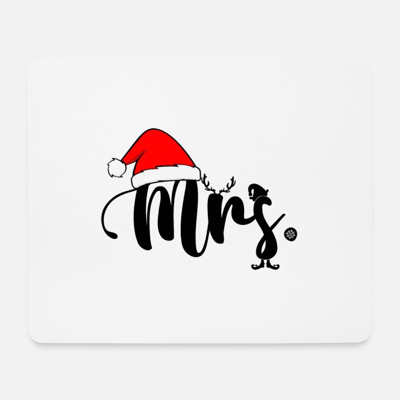 Madame Noël - Mouse Pad (horizontal) - white