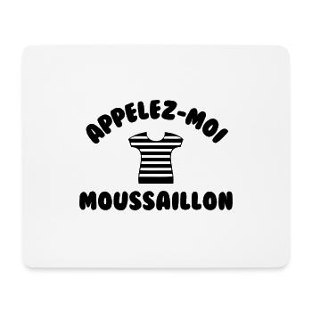 Appelez moi moussaillon - Tapis de souris (format paysage) - blanc - Devant