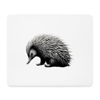 Echidna - Mousepad (Querformat) - Weiß - Vorne