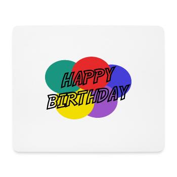 ALLES GUTE ZUM GEBURTSTAG. ALLES GUTE ZUM GEBURTSTAG. JAHRESTAG. - Mousepad (Querformat) - Weiß - Vorne