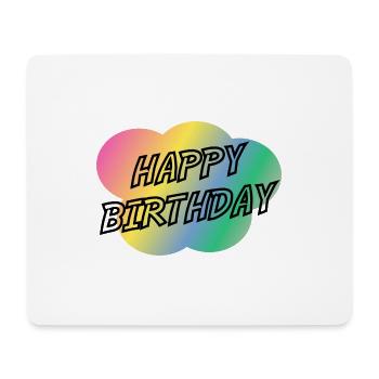 ALLES GUTE ZUM GEBURTSTAG. ALLES GUTE ZUM GEBURTSTAG. JAHRESTAG. - Mousepad (Querformat) - Weiß - Vorne