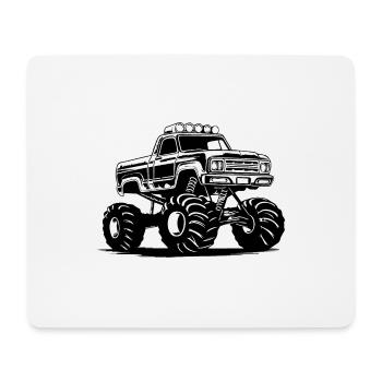 Monster Truck Monster Truck Lover Fan - Mouse Pad (horizontal) - white - Front