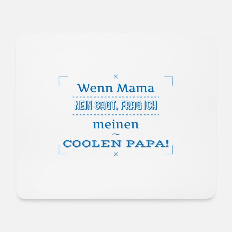 lustige sprüche - Mousepad (Querformat) - Weiß