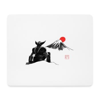 Goldo and Fuji - Mouse Pad (horizontal) - white - Front