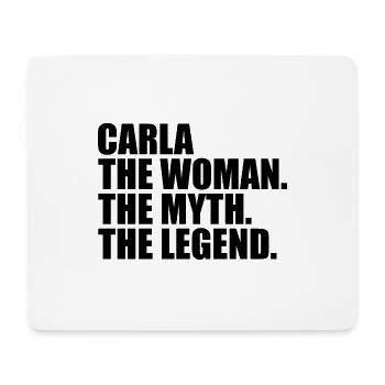 Woman Myth Legend Name Carla - Mouse Pad (horizontal) - white - Front