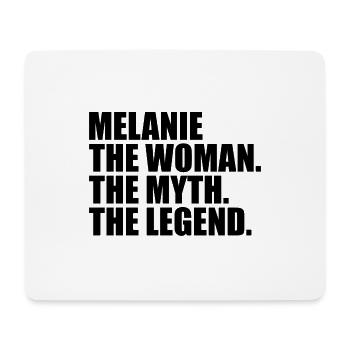 Woman Myth Legend Name Melanie - Mouse Pad (horizontal) - white - Front
