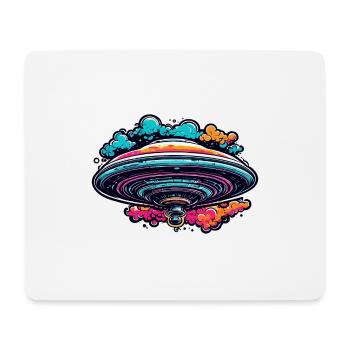 Alien / Vaisseau spatial / OVNI / Zone 51 / Tout / Mars - Tapis de souris (format paysage) - blanc - Devant