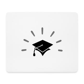 Academic Hat / Scholar Hat Class of (b 2c) - Mouse Pad (horizontal) - white - Front