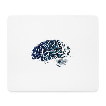 Brain - Mouse Pad (horizontal) - white - Front