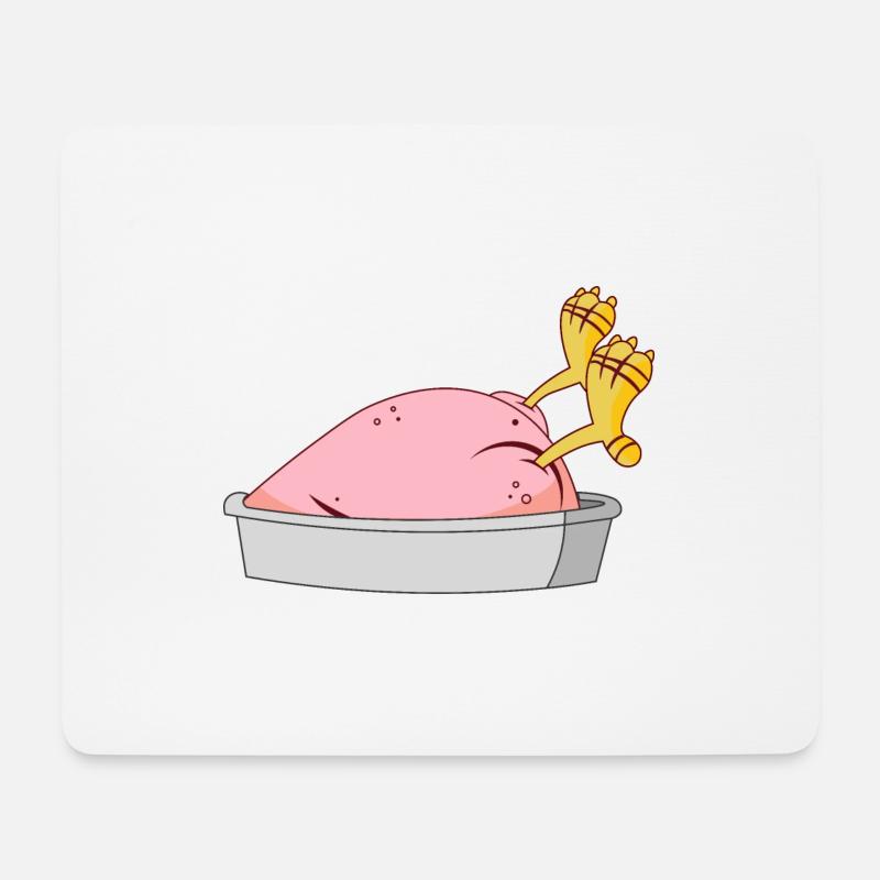Truthahn - Essen - Mousepad (Querformat) - Weiß