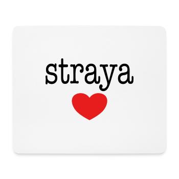 straya with heart - Mousepad (Querformat) - Weiß - Vorne