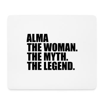 Woman Mythos Legende Name Alma - Mousepad (Querformat) - Weiß - Vorne