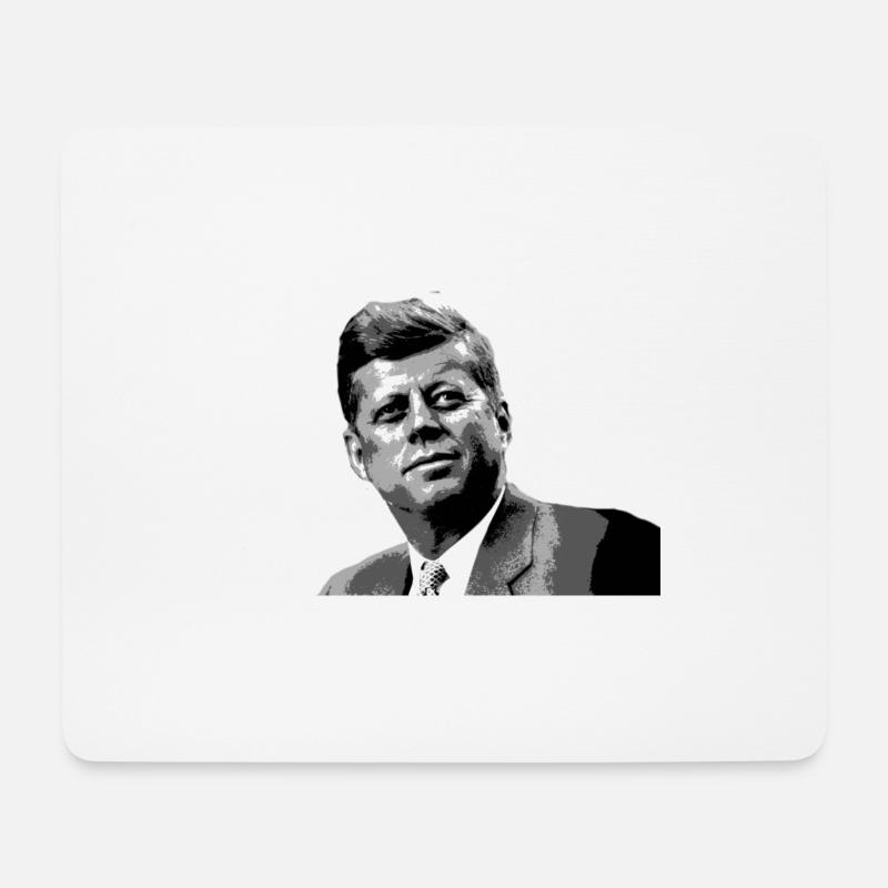 jfk - Mouse Pad (horizontal) - white