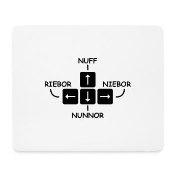 Ossi Geschenk Ostdeutschland DDR - Mousepad (Querformat) - Weiß - Vorne