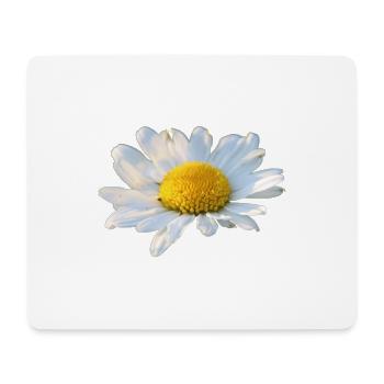 Marguerite fleur blanche Fleur d’oie - Tapis de souris (format paysage) - blanc - Devant
