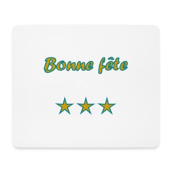 BONNE FÊTE MAMAN. MAMAN. FÊTE DES MÈRES - Tapis de souris (format paysage) - blanc - Devant