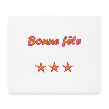MAMAN. FÊTE DES MÈRES. BONNE FÊTE MAMAN - Tapis de souris (format paysage) - blanc - Devant