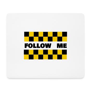 Follow me - Airport Car - Mousepad (Querformat) - Weiß - Vorne
