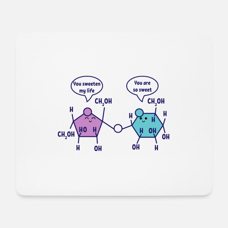 You are so sweet chimie chimiste science - Tapis de souris (format paysage) - blanc