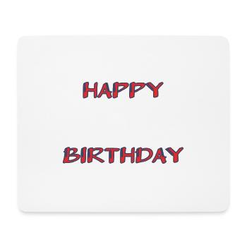 ALLES GUTE ZUM GEBURTSTAG. ALLES GUTE ZUM GEBURTSTAG. JAHRESTAG. - Mousepad (Querformat) - Weiß - Vorne