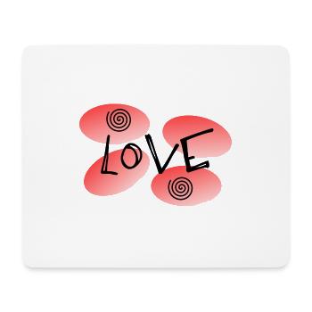 SAINT VALENTINE. bachelorette party. I LOVE YOU. I LOVE YOU. LOVE - Mouse Pad (horizontal) - white - Front