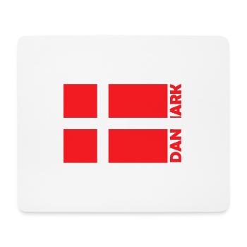 Flag Danmark Denmark Danish Scandinavia - Mouse Pad (horizontal) - white - Front