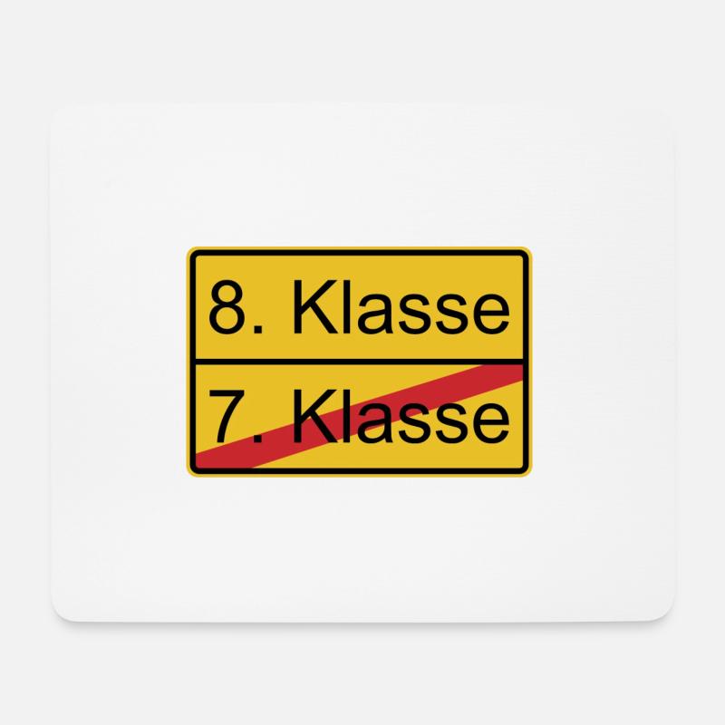 8. Klasse nicht 7. Klasse - Mousepad (Querformat) - Weiß